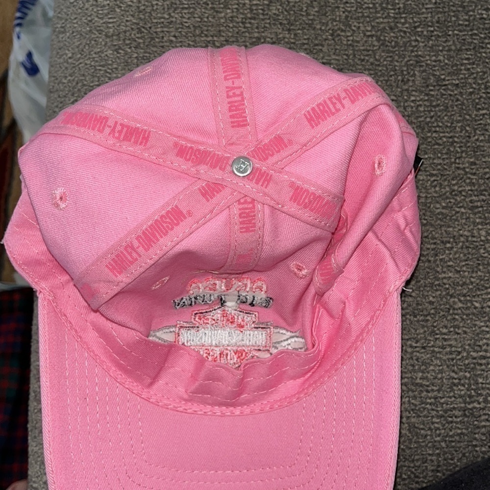 Harley Davidson Aruba Big Twin “One Cool Biker’s Island.” Pink woman’s hat. - Picture 6 of 6